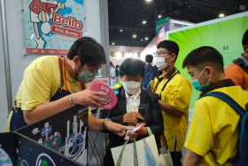 บรรยากาศในงานมหกรรมวิทยาศาสตร์และเทคโนโลยีแห่งชาติ ประจำปี 2 ... พารามิเตอร์รูปภาพ 3